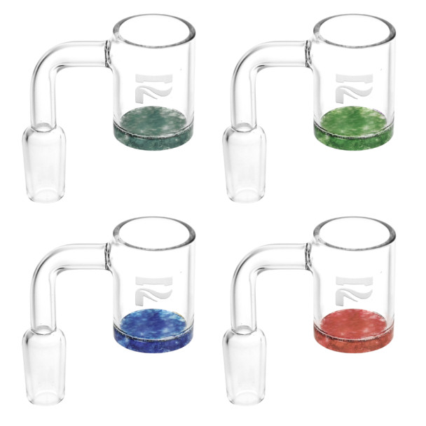 Pulsar Quartz Banger - 14mm Male / 90 Degree / Colors Vary