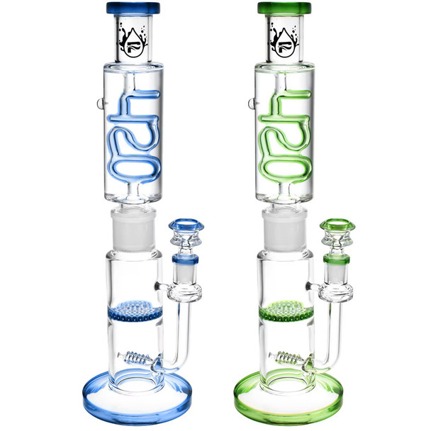 Pulsar 420 Design Glycerin Stacker Water Pipe - 13.75"/14mm F