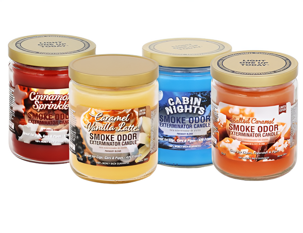 Smoke Odor Exterminator Candle - Warm & Cozy Assortment 2024 / 13oz/12CT BOX