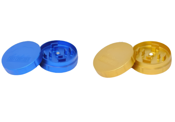 Cali Crusher 2.0 2pc Pocket Grinder - 1.85" - Assorted Colors