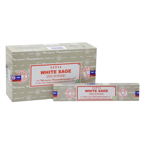 Satya Incense Sticks - 15g / White Sage/12PC BOX