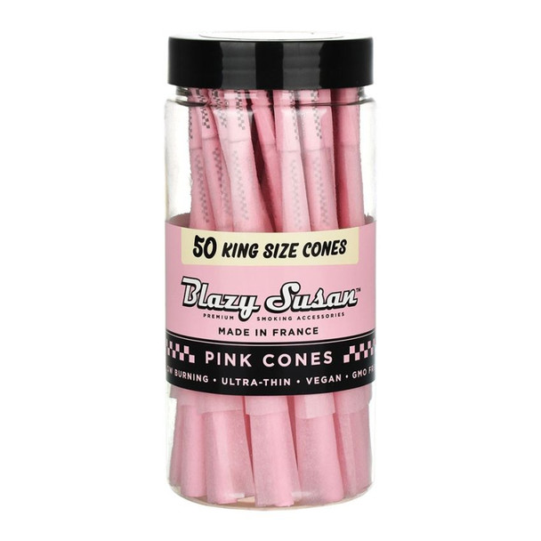 Blazy Susan Pink Pre-Rolled Cones - 50pk/King Size Slim