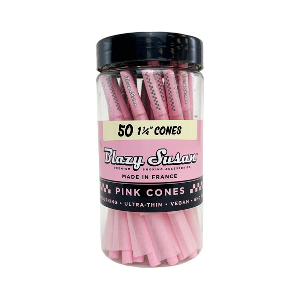 Blazy Susan Pink Pre-Rolled Cones - 50pk/1 1/4"