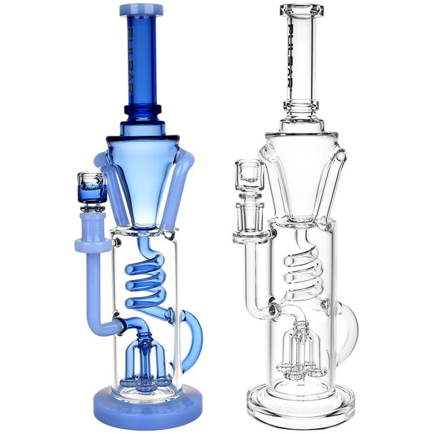Pulsar Twister Recycler Water Pipe - 14.5" / 14mm F