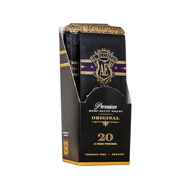 Albert Einstone's El Blunto - Hemp Blunt Wrap 2-Pack - Display of 20