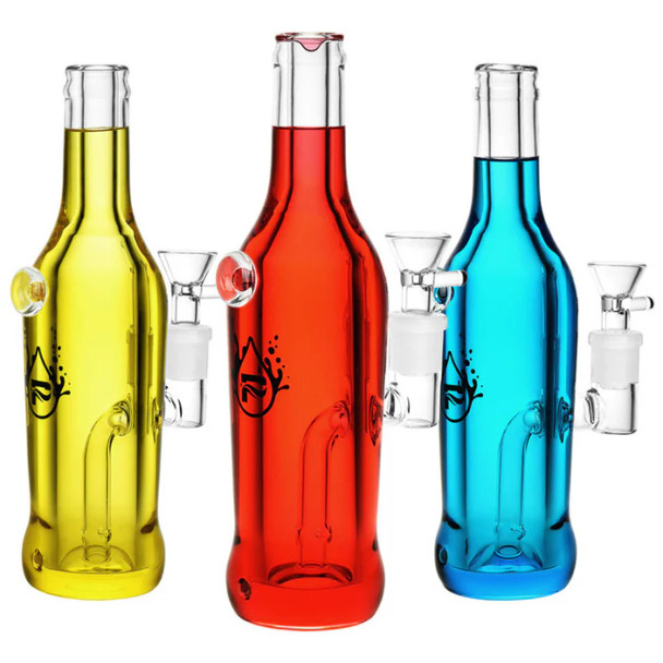 Pulsar 8.25" Frosty Beverage Glycerin Rig w/ Glycerin Flower Bowl