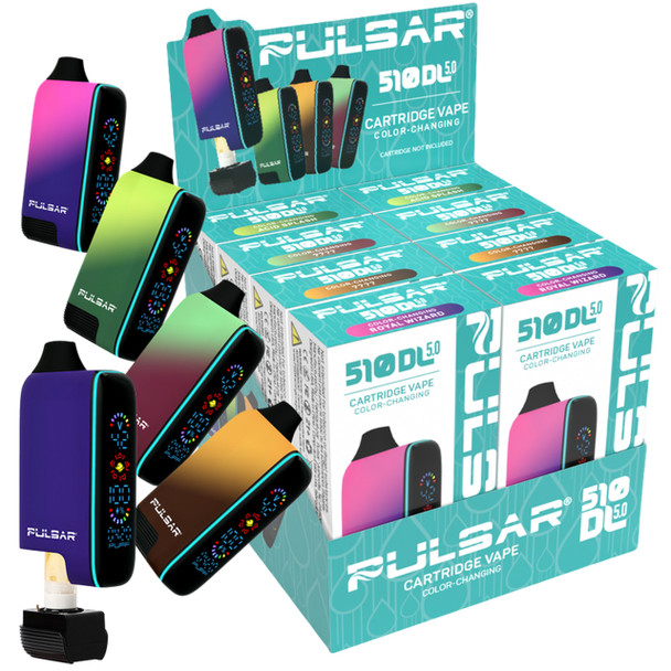 Pulsar 510 DL 5.0 Digital Screen Battery Thermo Series 1000mAh 8ct Display