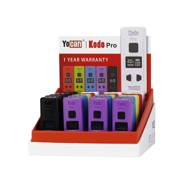 Yocan Kodo Pro 510 Battery - Assorted 20ct Display Yocan Kodo Pro 510 Battery - Assorted 20ct Display