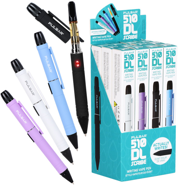 Pulsar 510 DL Scribe Vape Pen Battery - 500mAh Assorted Display Pulsar 510 DL Scribe Vape Pen Battery - 500mAh Assorted Display