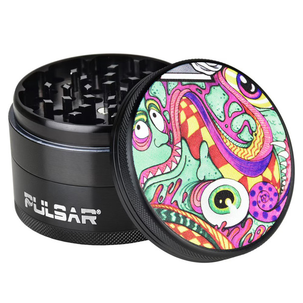 Pulsar Artist Series Grinder - Losin' It / 4pc / 2.5" Pulsar Artist Series Grinder - Losin' It / 4pc / 2.5"