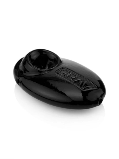 Grav 3" Pebble Spoon Black