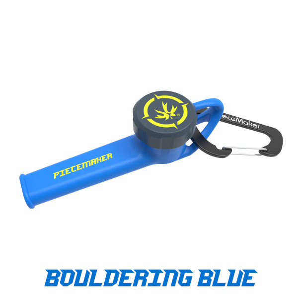 Piece Maker Karma Go! Pipe w/ Carabiner Blue