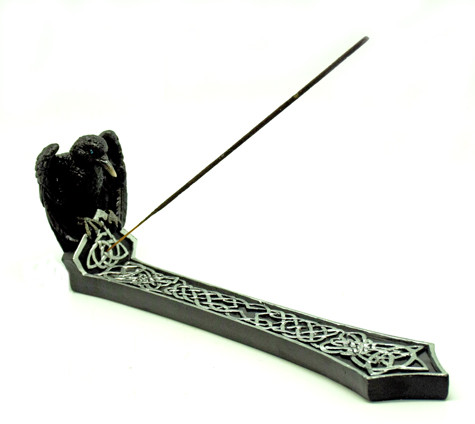 Raven Boat Incense Burner