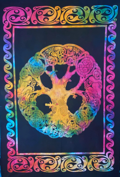 Medium Multi Tree Celtic Tapestry - 54in x 86in
