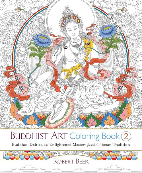 Buddhist Art Coloring Book 2