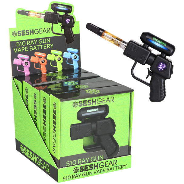 Seshgear Ray Gun 510 Vaporizer 500mAh - 5 PC Display Colors Vary