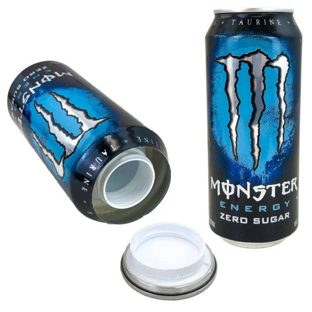 Monster Energy Drink Diversion Stash Safe - 16oz/Blue