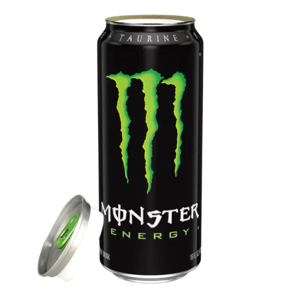 Monster Energy Drink Diversion Stash Safe - 16oz/Green