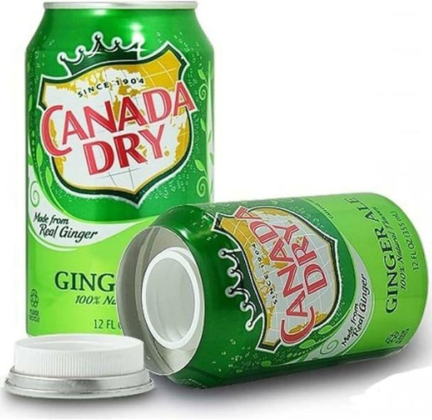 Soda Can Diversion Stash Safe - 12oz/Canada Dry Ginger Ale