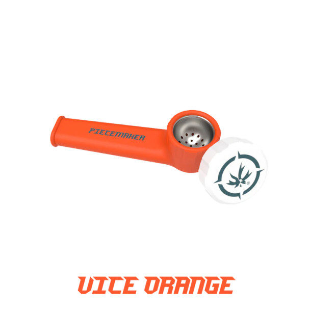 PieceMaker Karma Silicone Hand Pipe - 3.5" / Vice Orange