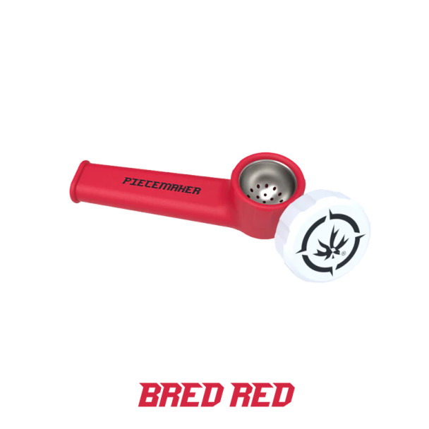 PieceMaker Karma Silicone Hand Pipe - 3.5" / Bred Red