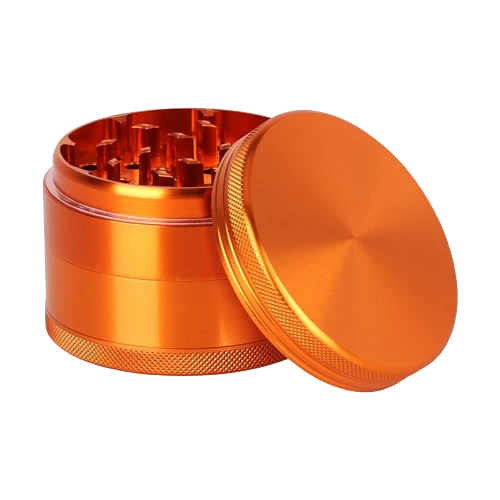 Blank Metal Grinder - 4pc / 2.5" / Orange
