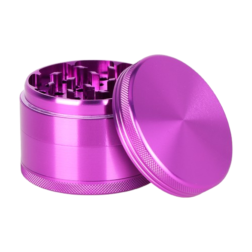 Blank Metal Grinder - 4pc / 2.5" / Purple
