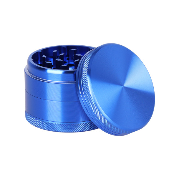 Blank Metal Grinder - 4pc / 2.2" / Blue