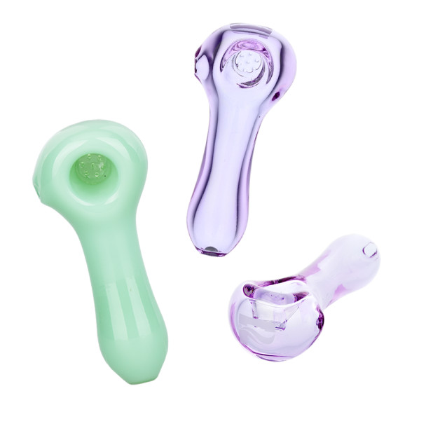 Pulsar Spoon Pipe Built-In Honeycomb Screen- 4"/Colors Vary