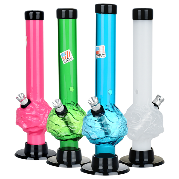 Illuminati Acrylic Water Pipe - 8" / Colors Vary