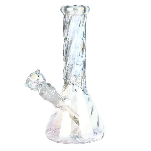 A Positive Twist 8.5" Beaker Glass Water Pipe - 14mm F