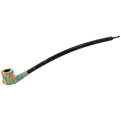 Rosewood Churchwarden Gandalf Pipe Long Stem Bent Tobacco Pipe With  Accessories