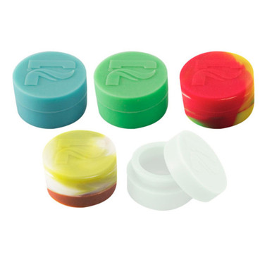 Lot of 6 Small Silicone Wax Containers Concentrate Sealed Oil Non