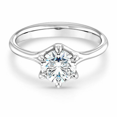 Amelia 6-Prong Solitaire Setting
