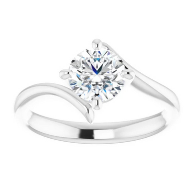 Tiffany Bypass Solitaire Setting
