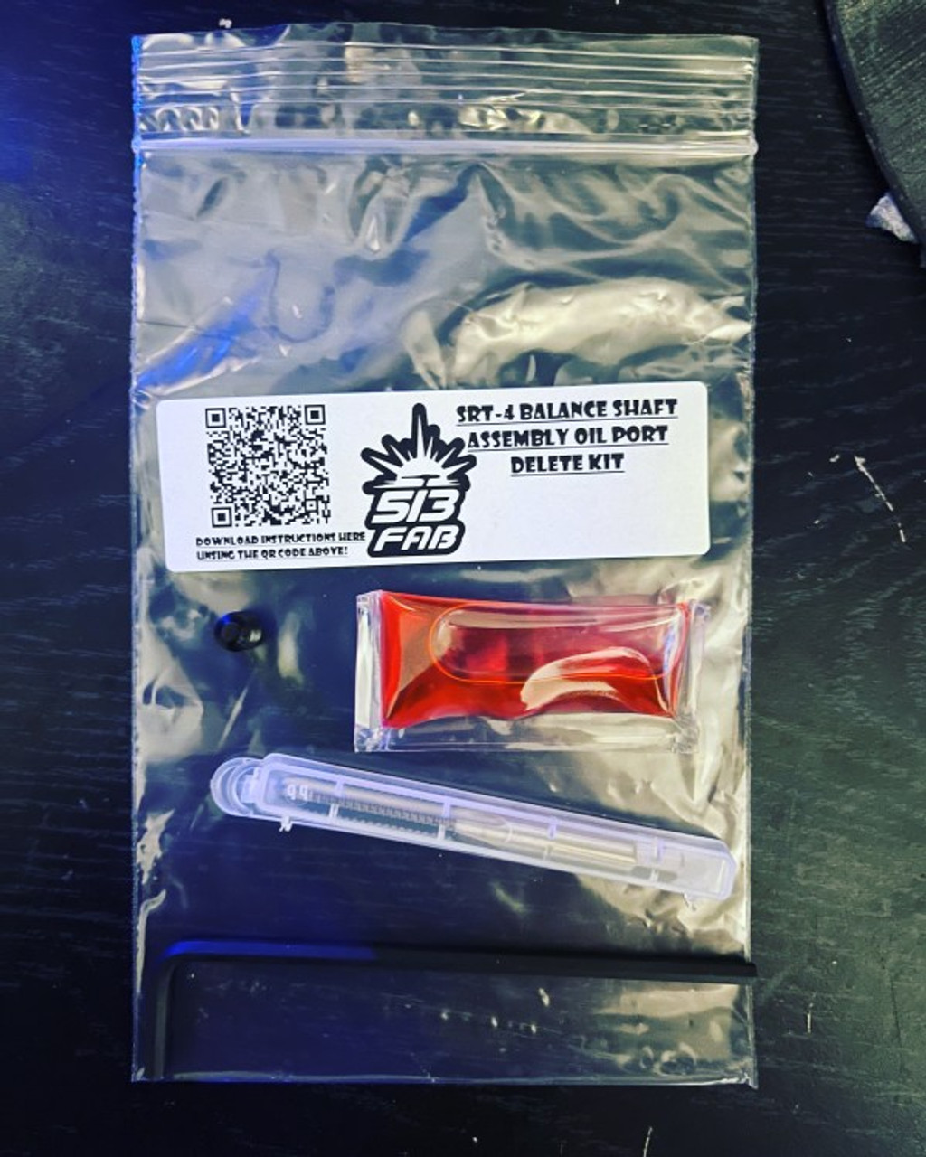 513 Fabrication Balance Shaft Assembly Oil Port Delete Kit Neon SRT4