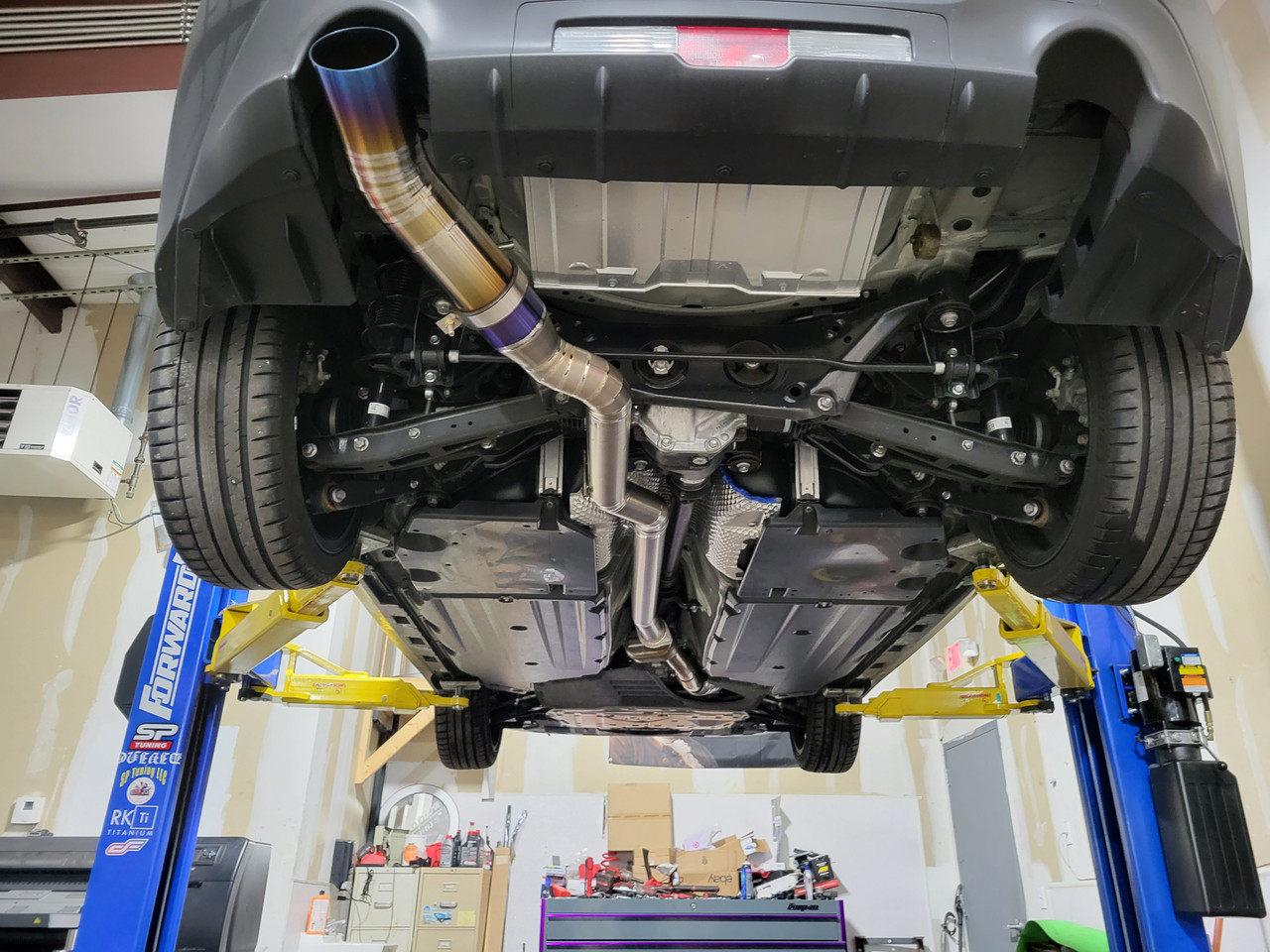 RK Titanium Single Exit Track Exhaust System | 2022+ BRZ/GR86