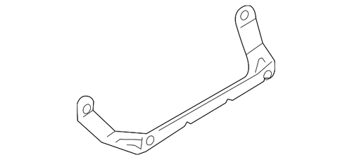 OEM Mitsubishi Lower Intercooler Bracket | Evo X