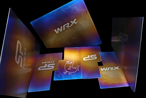 SP Tuning Titanium Fuse Box & Relay Box Cover Bundle | 22+ WRX