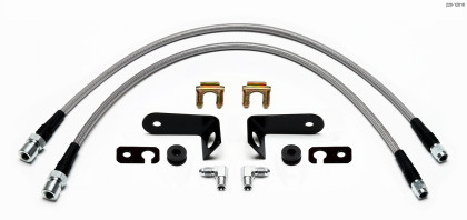 Wilwood Stainless Steel Front Brake Line Kit | 2013+ Honda Civic / 2023+ Acura Integra