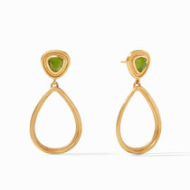 Barcelona Statement Earring - Iridescent Jade Green Barcelona Statement Earring - Iridescent Jade Green