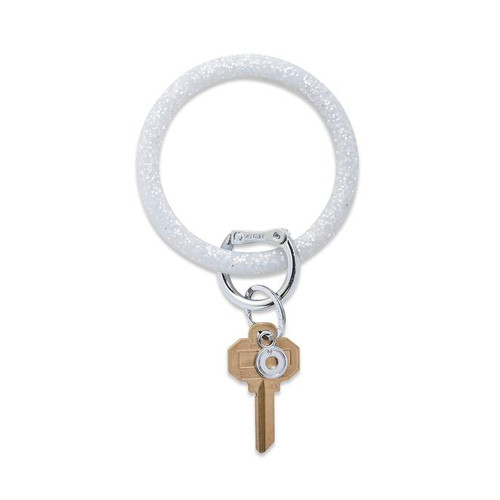 Big O Silicone Key Ring - Quicksilver Confetti 