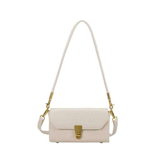 Hayley Vegan Shoulder Bag - Bone