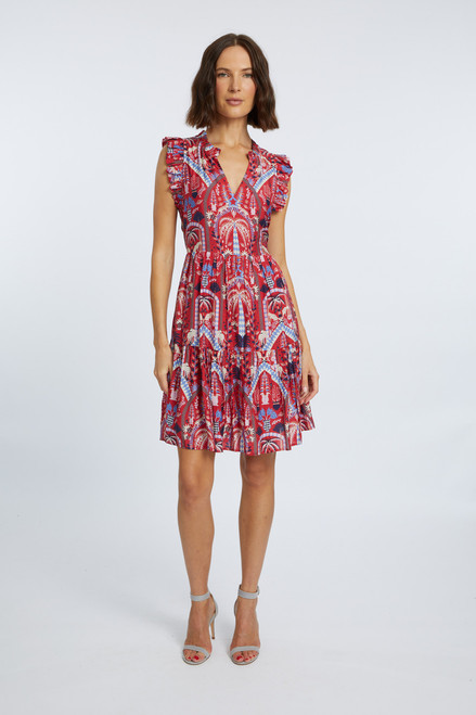 CABALLERO VERONE DRESS RUBY TROPICS