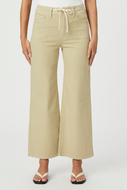 PAIGE ARI W/WAISTBAND TIE+STITCH THRU UTILITY POCKETS VINTAGE PALE OLIVE