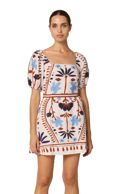 CLEOBELLA MARIANA MINI DRESS LILIANA PRINT