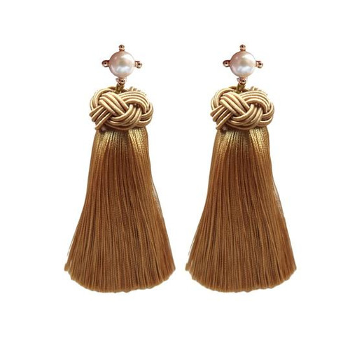 Pearl Tassels - Gold