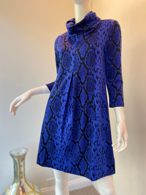 Kim Jacquard-Cobalt Reptile