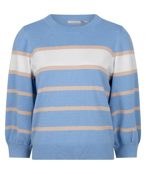 Stripe Sweater-Blue