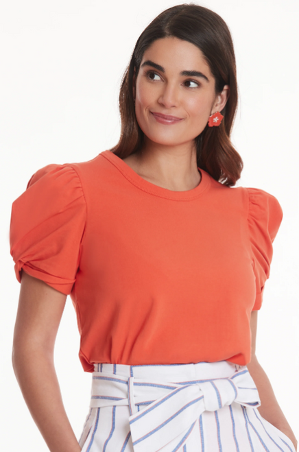 Kari Cotton Puff Sleeve Top